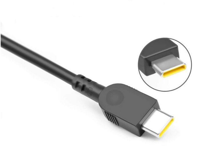 Lenovo Adaptador de corriente 65W para notebooks con múltiples voltajes
