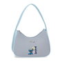 JOUMMA BAGS Bandolera Disney Tiki Stitch Denim - Bolso Bandolera de PU, 13x24x6 cm