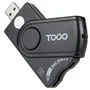 TooQ Lector de DNI Tarjetas Inteligentes SD MicroSD TQR-3012B USB 2.0 Negro