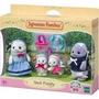 Sylvanian Families 5054131057599 Familia Focas Articulada - 4 Personajes y Accesorios de Playa