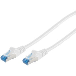 S-Impuls Cable Ethernet Patchkabel CAT6a RJ45 S/FTP PiMF 7,5m Blanco