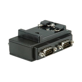 ROLINE Adaptador USB 2.0 a RS232 para carril DIN, 4 puertos