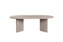 Nordure Mesa de Café Mármol Travertino 119x60x40 cm Elegante Sofisticada Lujosa