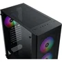 XIGMATEK Caja PC HERO II Air 3F Negra ATX/Micro ATX Media Torre SIN Fuente XIG4711409541655 Malla 3x120mm FRGB USB 3.0/2.0