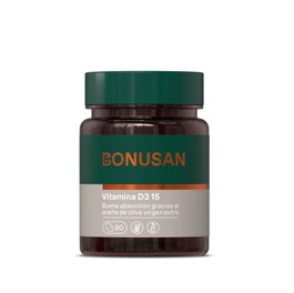 BONUSAN Vitamina D3 15mcg 90 perlas
