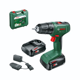 Bosch EasyDrill 18V-40 Taladro de destornillador con 2 baterías de 2.0Ah y cargador