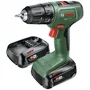 Bosch Easydrill 18V-40 Taladro Atornillador Inalámbrico con 2 Baterías 2.0Ah y Cargador AL18V-20