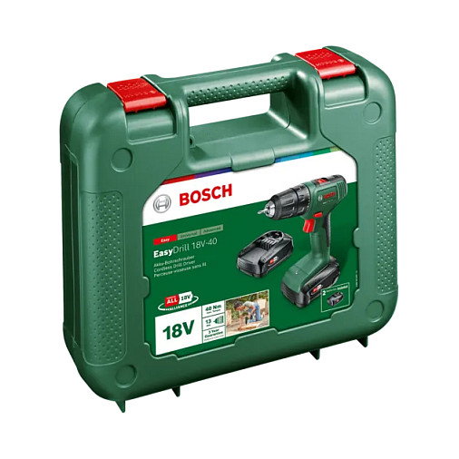 Bosch EasyDrill 18V-40 con 2 baterías de 2.0 Ah y cargador