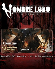 Nosolorol, Hombre Lobo. Pantalla Narrador y Kit Herramientas, Justin Achilli - Nosolorol