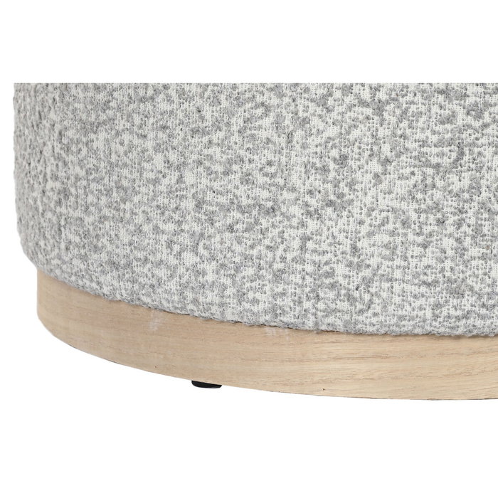 DKD Home Decor Descalzadora de Poliéster Gris Claro