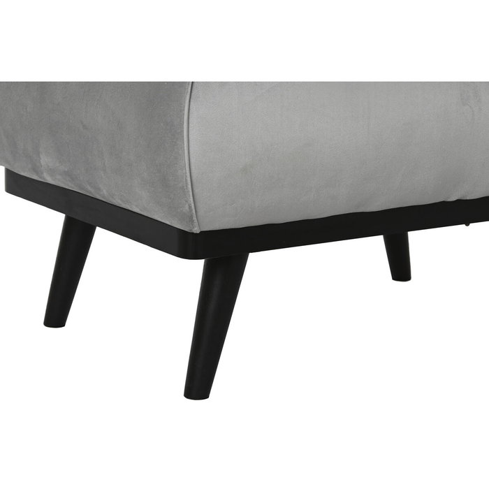 DKD Home Decor Descalzadora de Poliéster Gris 70x50x42 cm