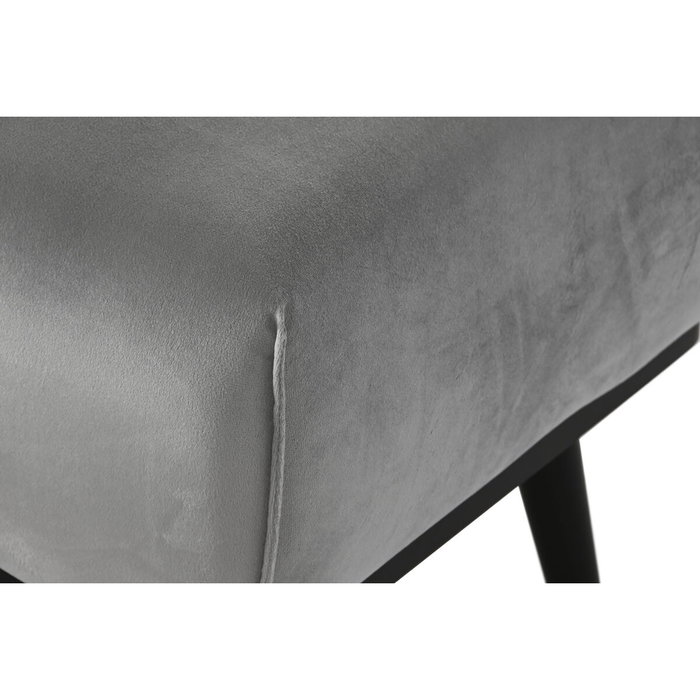 DKD Home Decor Descalzadora de Poliéster Gris 70x50x42 cm