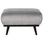 DKD Home Decor Descalzadora de Poliéster Gris 70x50x42 cm
