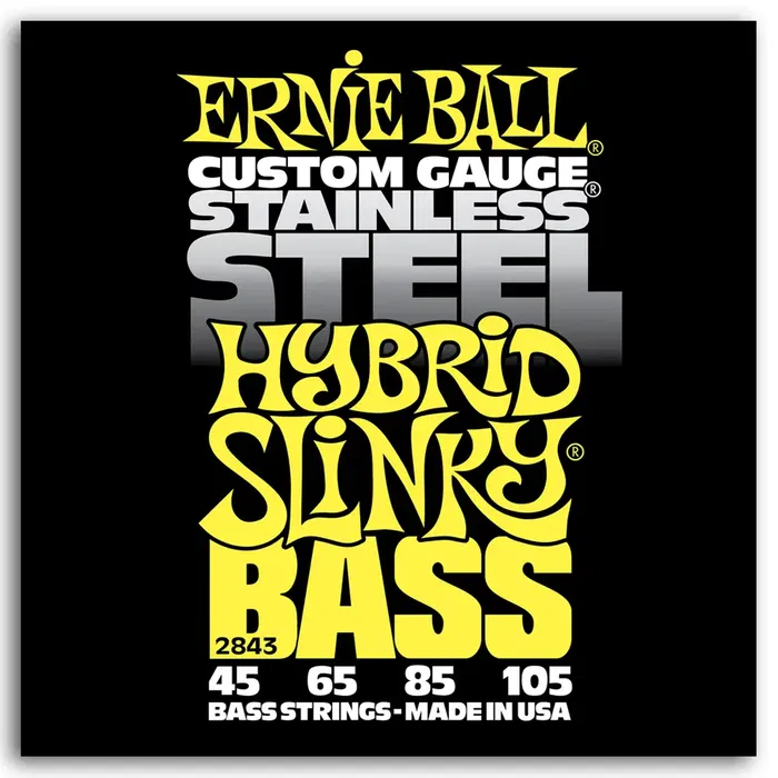 Ernieball Set Bajo Slinky S.Steel Hybrid 45-105 Ernieball Set Bajo Slinky S.Steel Hybrid 45-105