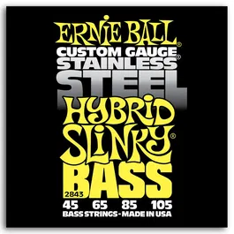Ernieball Set Bajo Slinky S.Steel Hybrid 45-105