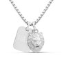 Guess Collar Lion King JUMN01300JWSTT-U para Hombre de 40 cm