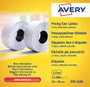 AVERY-DENNISON Etiquetas de Precios Adhesivo Removible 26x16 mm Blanco Rollo 1.200 uds.