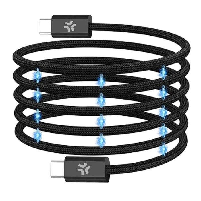 CELLY Cable Magnético USB-C a USB-C 2m 60W Power Delivery CELLY Cable Magnético USB-C a USB-C 2m 60W Power Delivery
