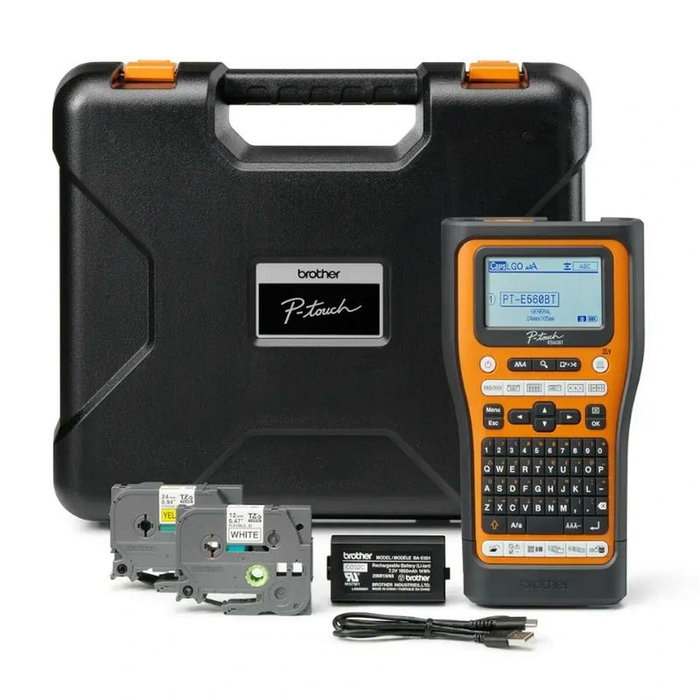 Brother P-touch E560BTVP Rotuladora Profesional con Bluetooth y USB Brother P-touch E560BTVP Rotuladora Profesional con Bluetooth y USB