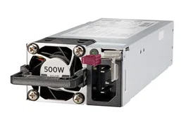 HPE 500W Flex Slot Platinum Hot Plug Low Halogen Power Supply Kit, 80 PLUS Platinum, 500W para Servidor