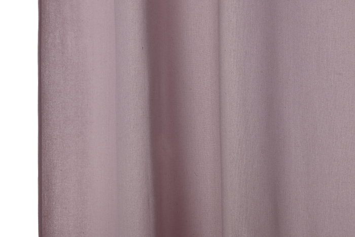 DKD Home Decor Cortina Urban Rosa Palo 260 x 140 cm (2 Unidades) Poliester Algodon