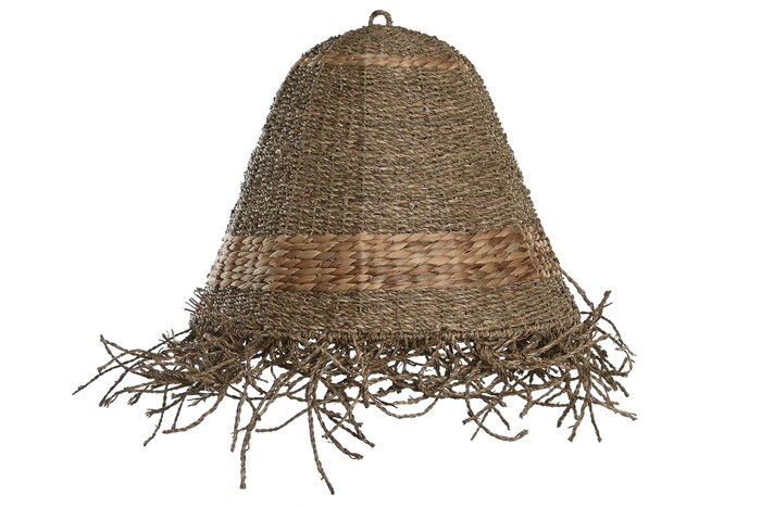DKD Home Decor Pantalla Seagrass Natural 56x56x52 cm DKD Home Decor Pantalla Seagrass Natural 56x56x52 cm
