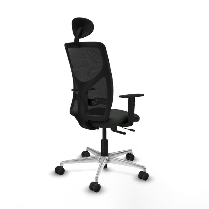 PIQUERAS Y CRESPO Silla de oficina Motilla con mecanismo Sincro/Traslack, Negro PIQUERAS Y CRESPO Silla de oficina Motilla con mecanismo Sincro/Traslack, Negro
