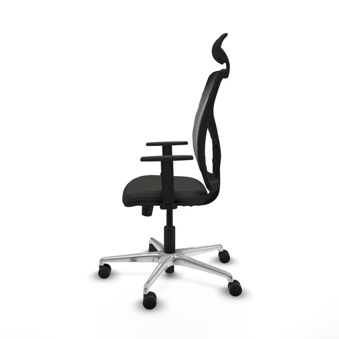 PIQUERAS Y CRESPO Silla de oficina Motilla con mecanismo Sincro/Traslack, Negro PIQUERAS Y CRESPO Silla de oficina Motilla con mecanismo Sincro/Traslack, Negro