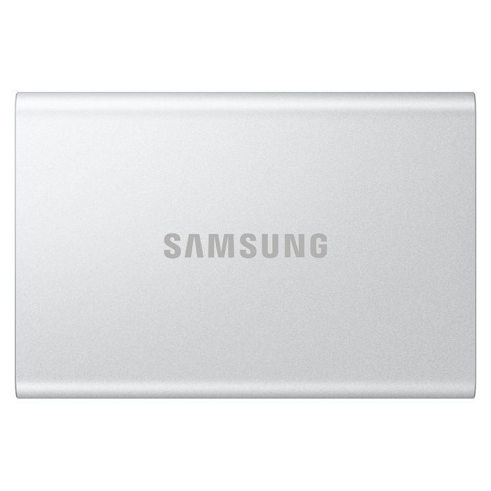 Samsung MU-PD2T0G/WW SSD Portable T7, 2 TB, USB-C 3.2 Gen 2 (1050 MB/s), Plata, Aluminio, Resistente a Caídas, Cifrado AES 256-bit Samsung MU-PD2T0G/WW SSD Portable T7, 2 TB, USB-C 3.2 Gen 2 (1050 MB/s), Plata, Aluminio, Resistente a Caídas, Cifrado AES 256-bit