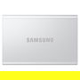 Samsung MU-PD2T0G/WW SSD Portable T7, 2 TB, USB-C 3.2 Gen 2 (1050 MB/s), Plata, Aluminio, Resistente a Caídas, Cifrado AES 256-bit