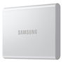 Samsung MU-PD2T0G/WW SSD Portable T7, 2 TB, USB-C 3.2 Gen 2 (1050 MB/s), Plata, Aluminio, Resistente a Caídas, Cifrado AES 256-bit