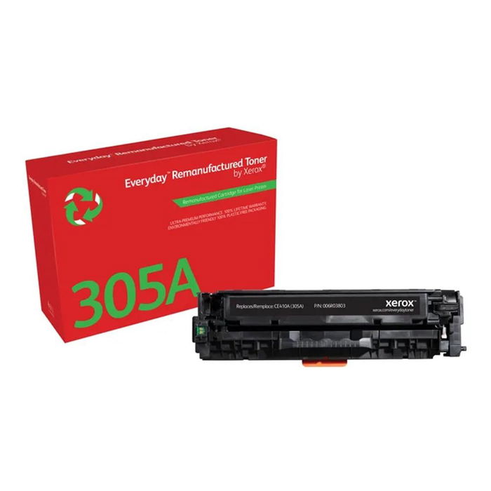 Xerox Everyday Toner Negro Remanufacturado para HP 305A (CE410A) Compatible con HP LaserJet Pro 300 M351, 006R03803