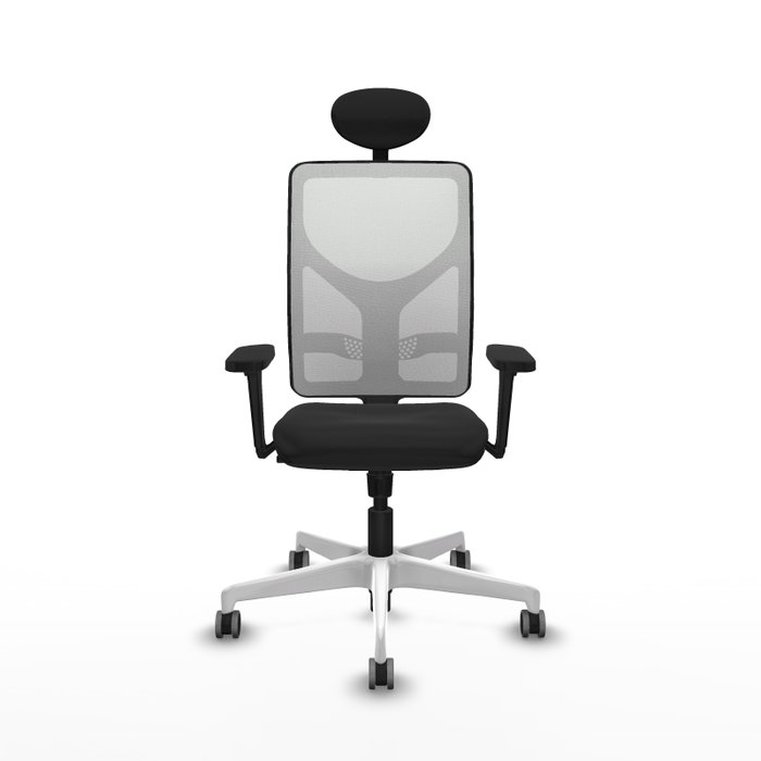PIQUERAS Y CRESPO Silla de oficina Motilla con mecanismo Sincro, Negro y Blanco PIQUERAS Y CRESPO Silla de oficina Motilla con mecanismo Sincro, Negro y Blanco
