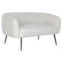 DKD Home Decor Sofá de Poliéster y Metal Greige