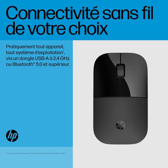 HP Z3700 Ratón Inalámbrico Dual Negro