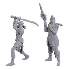 D&D Nolzur's Marvelous Miniatures Miniatura sin pintar Lae'zel & Shadowheart