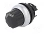 EATON ELECTRIC Interruptor rotativo RMQ-Titan de 2 posiciones, negro
