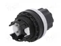 EATON ELECTRIC Interruptor rotativo RMQ-Titan de 2 posiciones, negro