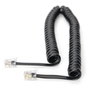 Digitus UAE Cable Modulo Espiral de 2 m, RJ10 a RJ10 Macho, Negro