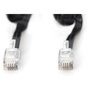 Digitus UAE Cable Modulo Espiral de 2 m, RJ10 a RJ10 Macho, Negro