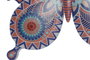 DKD Home Decor Decoración de Pared Metal Mariposa Surtido 2 Unidades