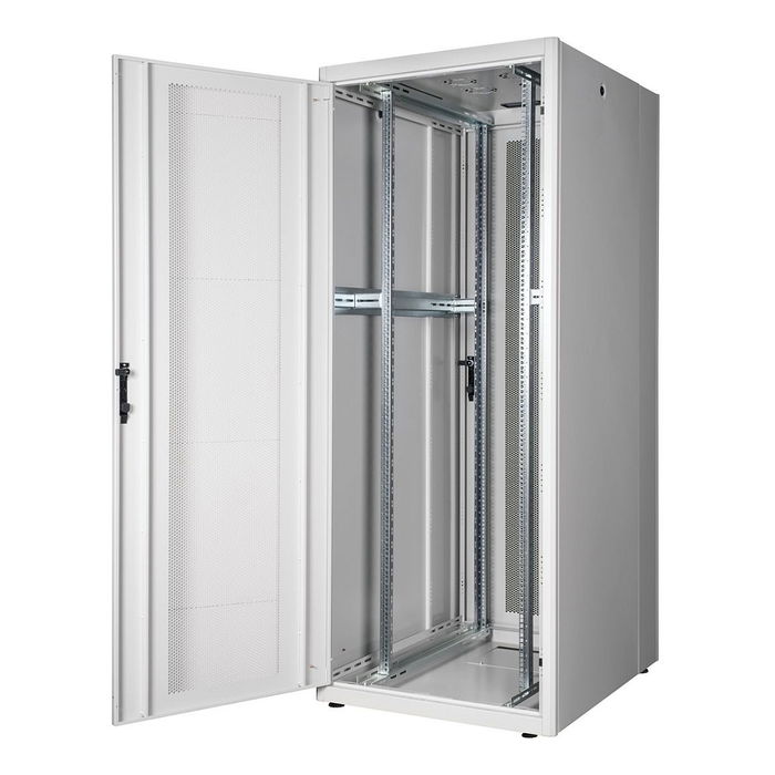 ROLINE Rack 19" 42U Basic perforado gris, 800x1000 mm, 600 kg de carga - 26.21.0045