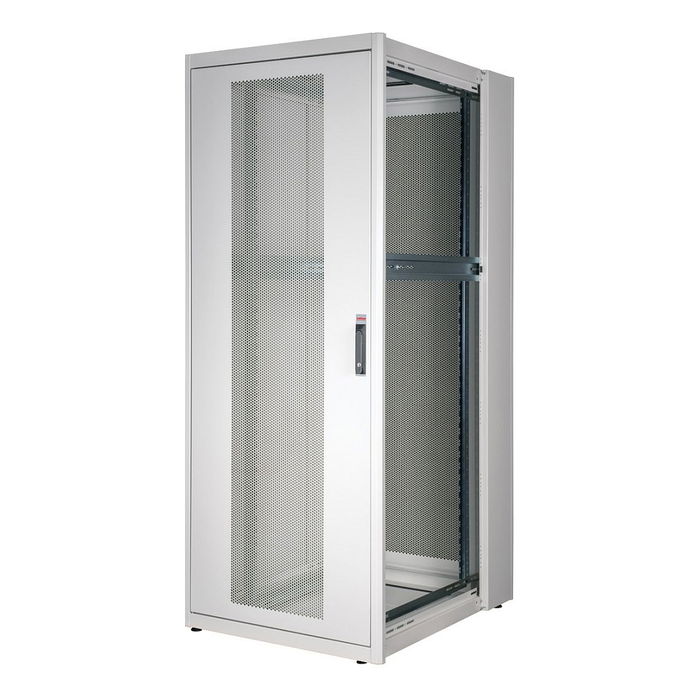 ROLINE Rack 19" 42U Basic perforado gris, 800x1000 mm, 600 kg de carga - 26.21.0045