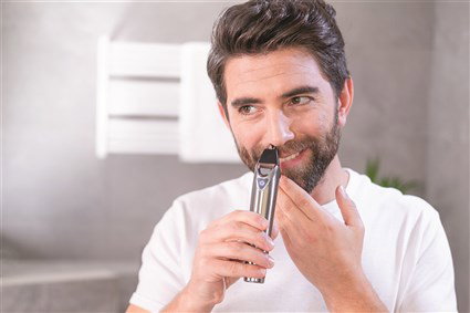 Wahl 9818-116 Afeitadora Corporal Inalámbrica de Acero Inoxidable con Batería de Litio