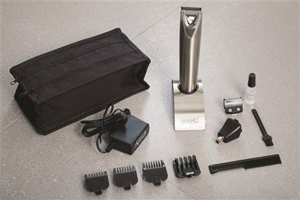 Wahl 9818-116 Afeitadora Corporal Inalámbrica de Acero Inoxidable con Batería de Litio