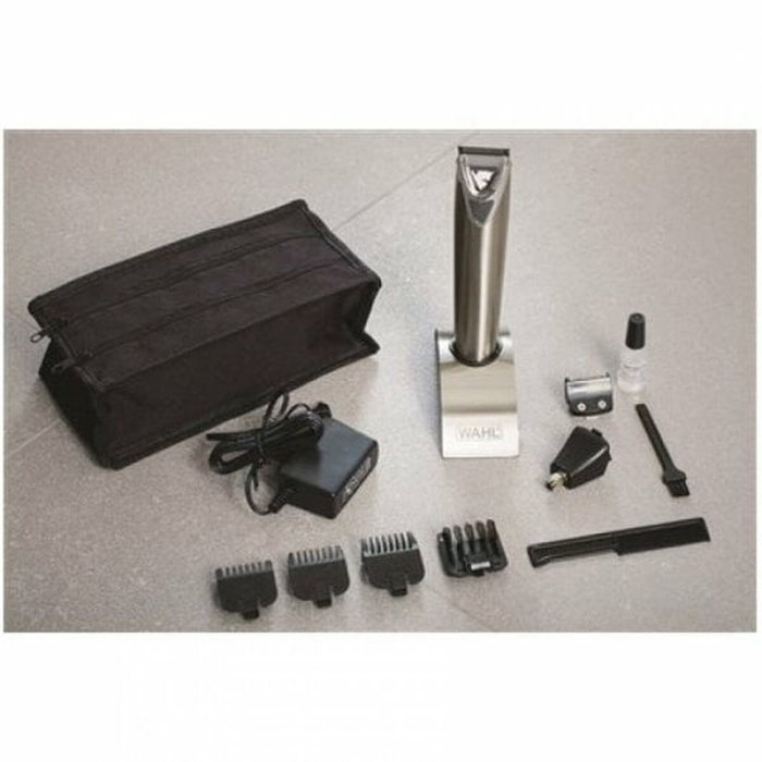 Wahl 9818-116 Afeitadora Corporal Inalámbrica de Acero Inoxidable con Batería de Litio