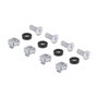 DeLOCK Panel de Carril DIN 1U Horizontal o Vertical 19 Pulgadas (48.3 cm) Metal Negro, Ref. 67283