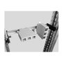 DeLOCK Panel de Carril DIN 1U Horizontal o Vertical 19 Pulgadas (48.3 cm) Metal Negro, Ref. 67283