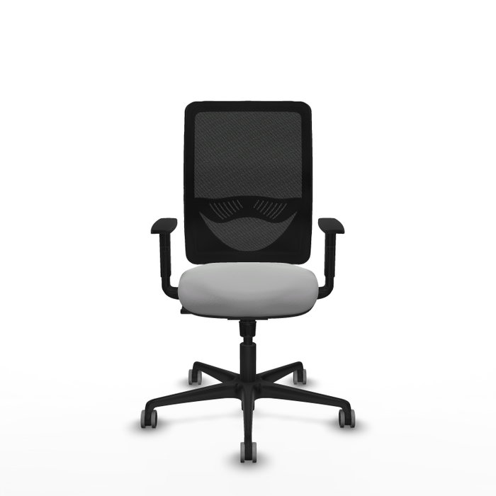 PIQUERAS Y CRESPO Silla de oficina Zulema con mecanismo Sincro, Gris claro y Negro PIQUERAS Y CRESPO Silla de oficina Zulema con mecanismo Sincro, Gris claro y Negro