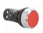 ABB Interruptor de presión CP1 22mm Rojo NA